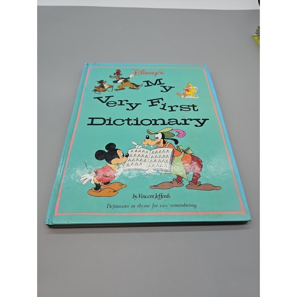 Disney My Very First Dictionary 1992 Edition by Vincent Jefferds